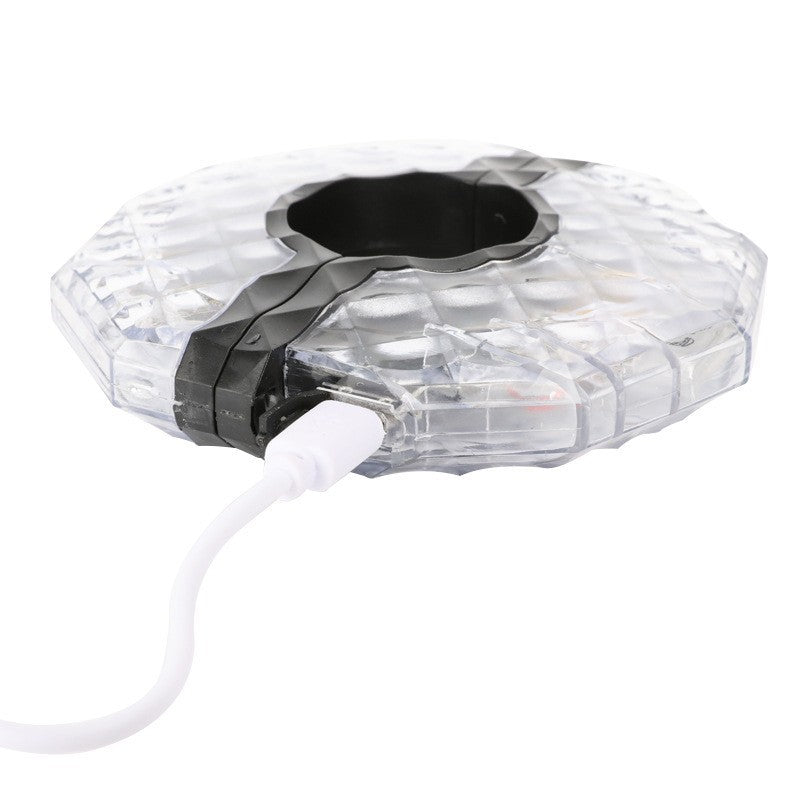 Impression Cycling Led Bicycle Light USB Charging Flower-Drum Lights Hot Wheels Bicycle Accessories One Light 7 Colors