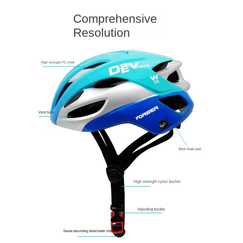 Bicycle Helmet Integrated Riding Helmet Mountain Highway Vehicle Road Bike Helmet