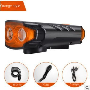 Fy329 Cross-Border Bicycle Light Cycling Fixture USB Solar Light T6 Far and near Light Mountain Bicycle Lights Headlight