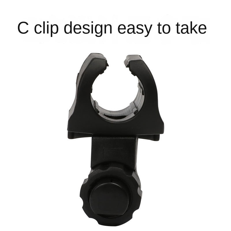 Letedo Mountain Bike Headlight Bracket Cycling Fixture Bicycle Quick Release Light Clip Bicycle Lamp Bracket