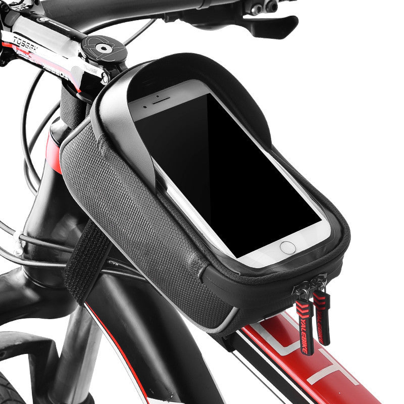 Bicycle Bag Cycling Fixture Front Bag Bicycle Waterproof Bike Bag Mountain Bike Front Beam Bag Upper Tube Bag