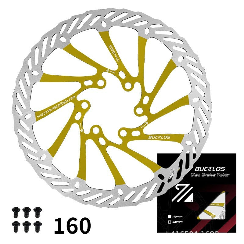 Bicycle Disc Brake Cooling Hydraulic Brake Rotor 6 Bolt