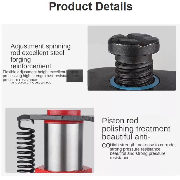 20Ton 30Ton 50Ton Metal Air Hydraulic Bottle Jack New Easy Operation Truck Repair with Manual Hand Pump