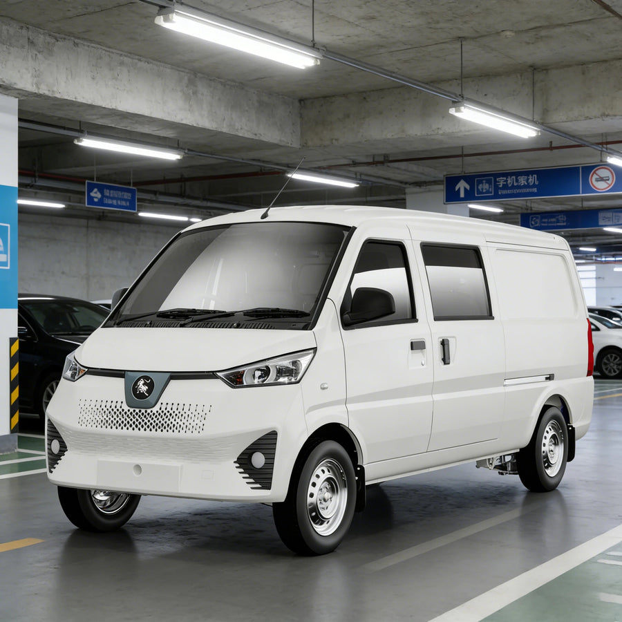 Dongfeng for V2 High-Performance Long-Range Electric Cargo Van 5 Seat Business Vehicle LFP Battery PMSM Motor RHD Drive
