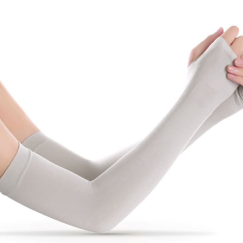 Summer Viscose Fiber Sun-Protection Oversleeves Men's and Women's Outdoor Driving UV-Proof Arm Guard Sun-Proof Thin Breathable Ice Sleeve Wholesale