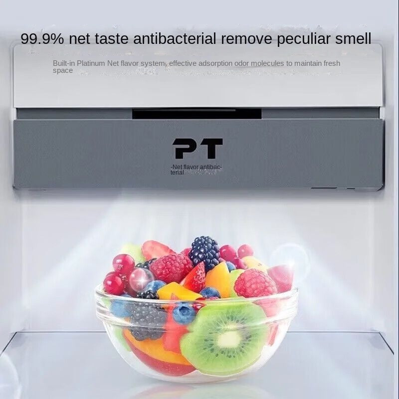 Midea Double-Door Refrigerator 554 Air Cooling Frostless Level 1 Dual Frequency Conversion Power Saving Large Capacity
