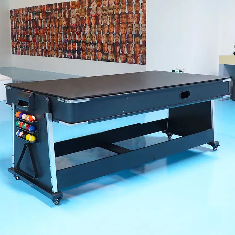 4-in-1 game table home standard commercial American black eight multi-function table tennis table ice hockey table