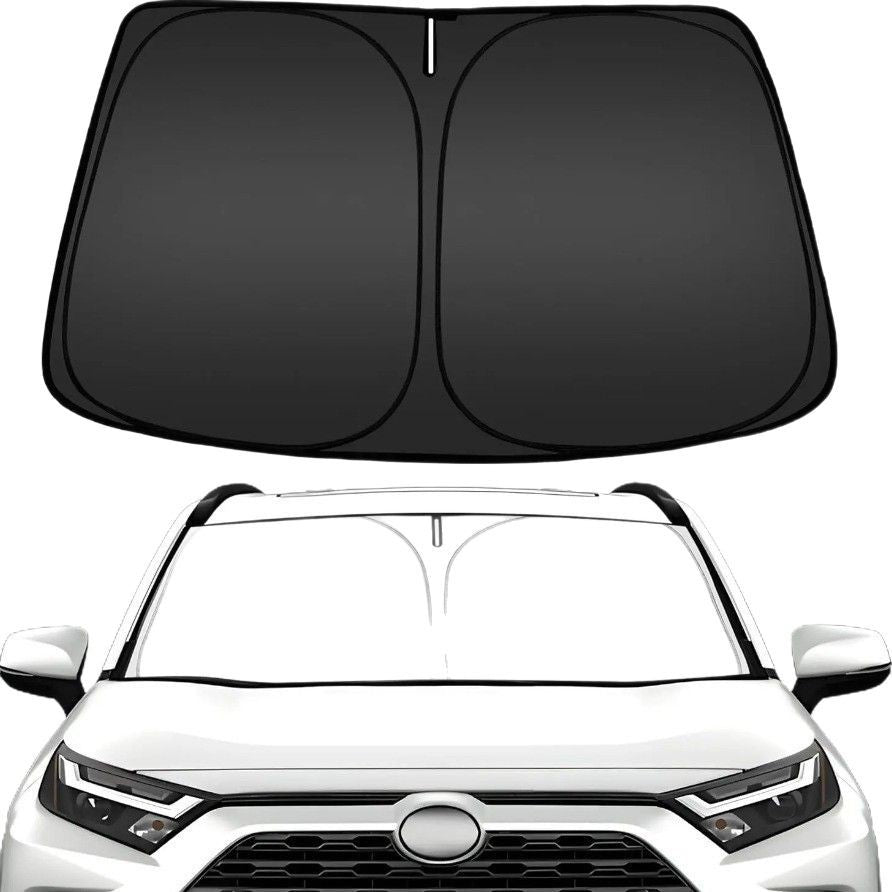 Car Sunshade Front Shield Sun Protection Heat Insulation Cooling Sunshade Umbrella Sunshade Curtain Warm Titanium Silver Full Shade Opening Sunshade Shield