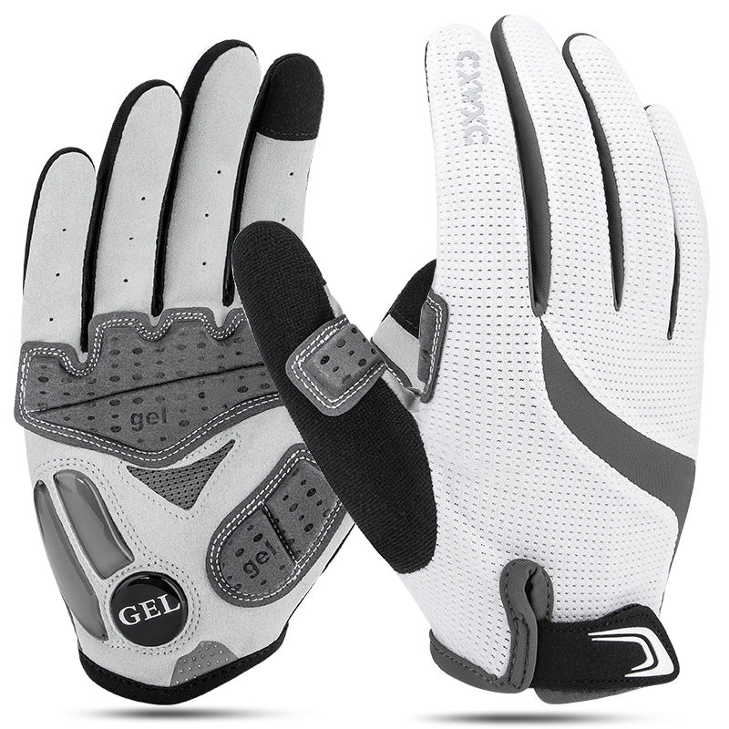 Giyo Bicycle Riding Gloves Mountain Bike Road Bike Winter Outdoors Windproof Touch Screen Shock Absorption Full Finger Gloves