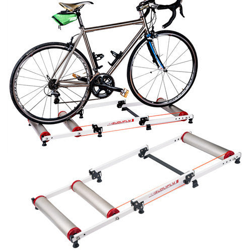 Aluminum Alloy Mute Drum Type Magnetic Resistance Mountain Bicycle Trainer Indoor Retractable Training Fitness Table