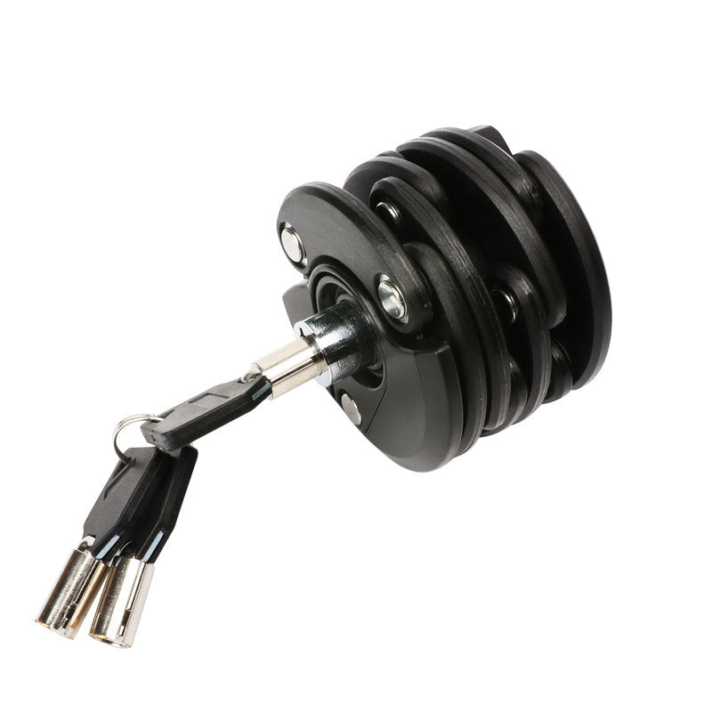 Bicycle Electromobile Lock Fixed Folding Anti-Theft Chain Hamburger Lock Mountain Bicycle Fixture