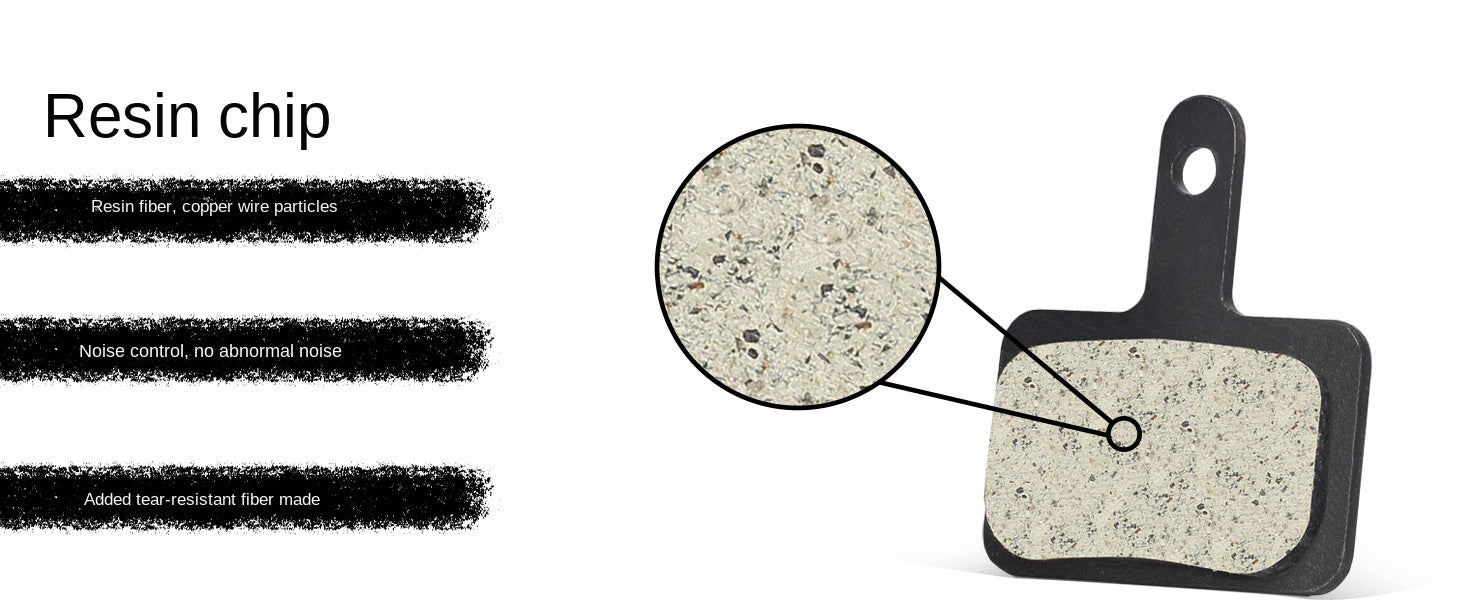 BUCKLOS Mountain Bike Cooling Pads MT200 Ceramic Resin Brake Pads B01S/B03S/B05S