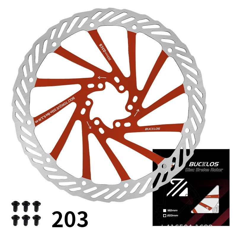 Bicycle Disc Brake Cooling Hydraulic Brake Rotor 6 Bolt