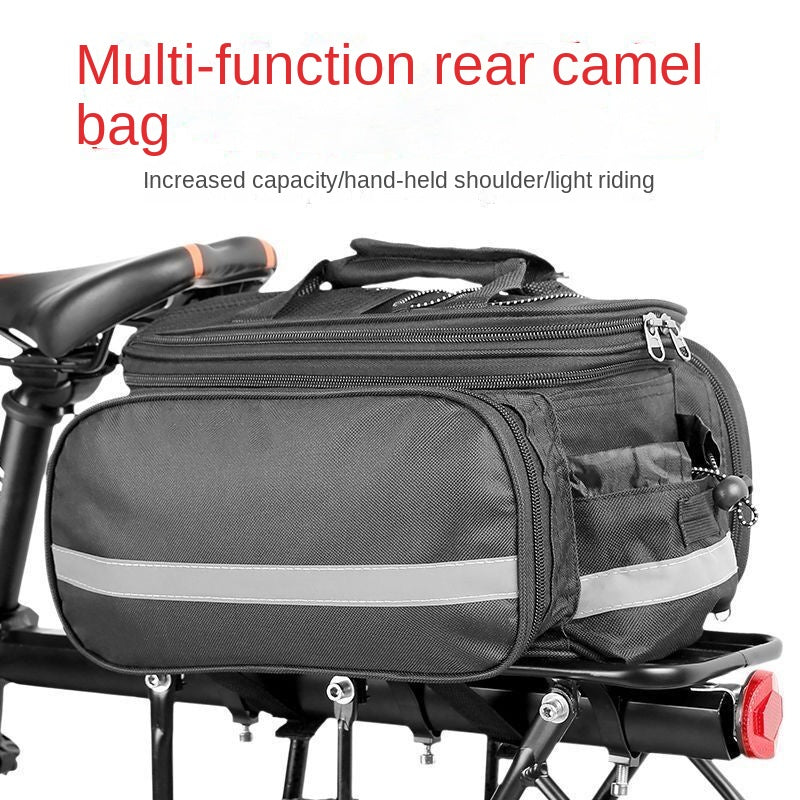 Bicycle Large Capacity Carry Bag Cycling Bag Equipment Rear Rack Bag Mountain Bike Travel Carry Bag Rear Seat Tail Bag Storage Bag