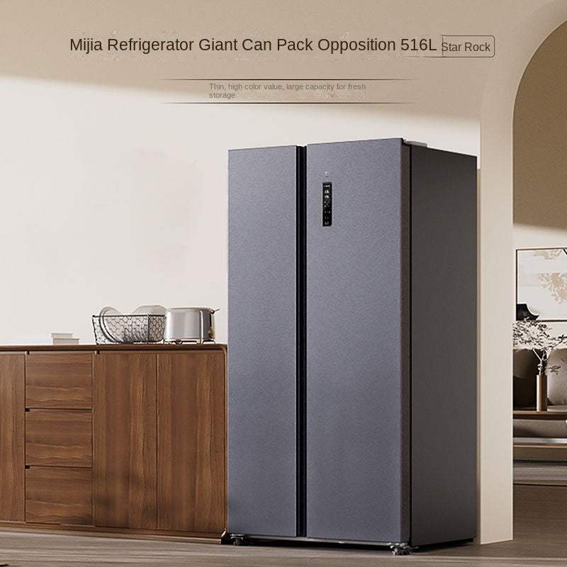 Xiaomi MiJia 516 L Refrigerator Double Door Large Capacity Air Cooling Frostless Double Frequency Conversion First Class Energy Saving Double Door Thin
