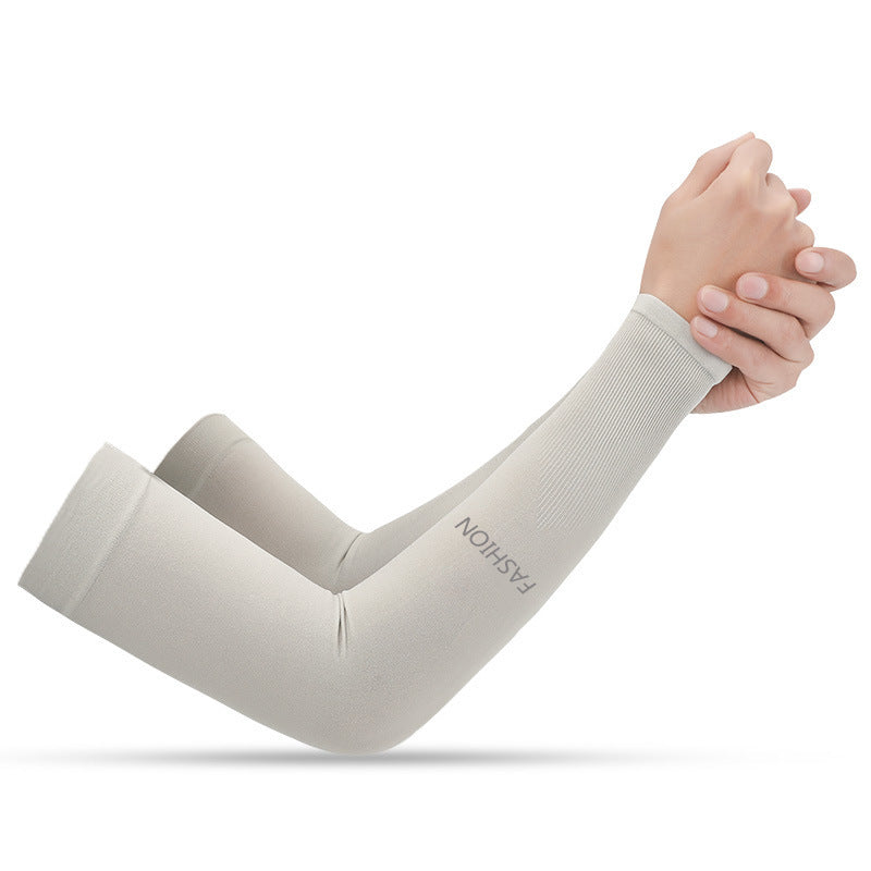 Summer Viscose Fiber Sun-Protection Oversleeves Men's and Women's Outdoor Driving UV-Proof Arm Guard Sun-Proof Thin Breathable Ice Sleeve Wholesale
