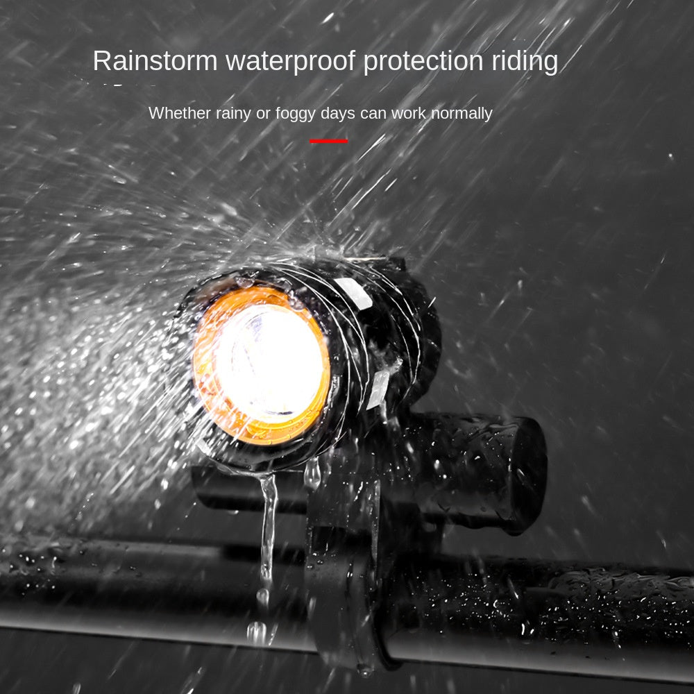 Self-Driving Headlight T6 Night Riding Power Torch Mountain Bike USB Charging Headlight Long-Range Bicycle Accessories