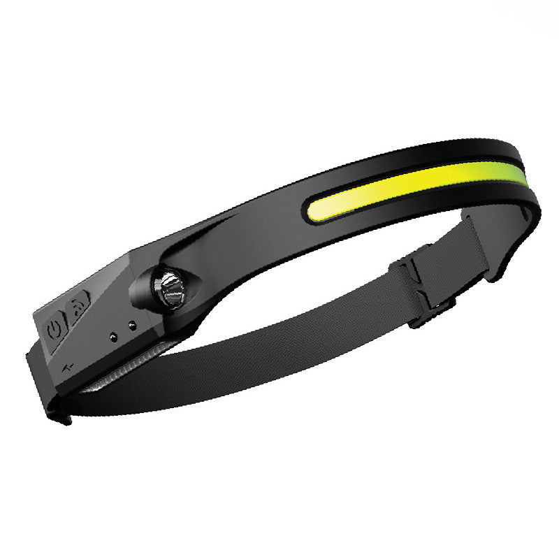 Customized Outdoor Head Lamp OEM Wave Induction Cob Cycling Light USB Charging Night Run Light Led Glaring Headlamp