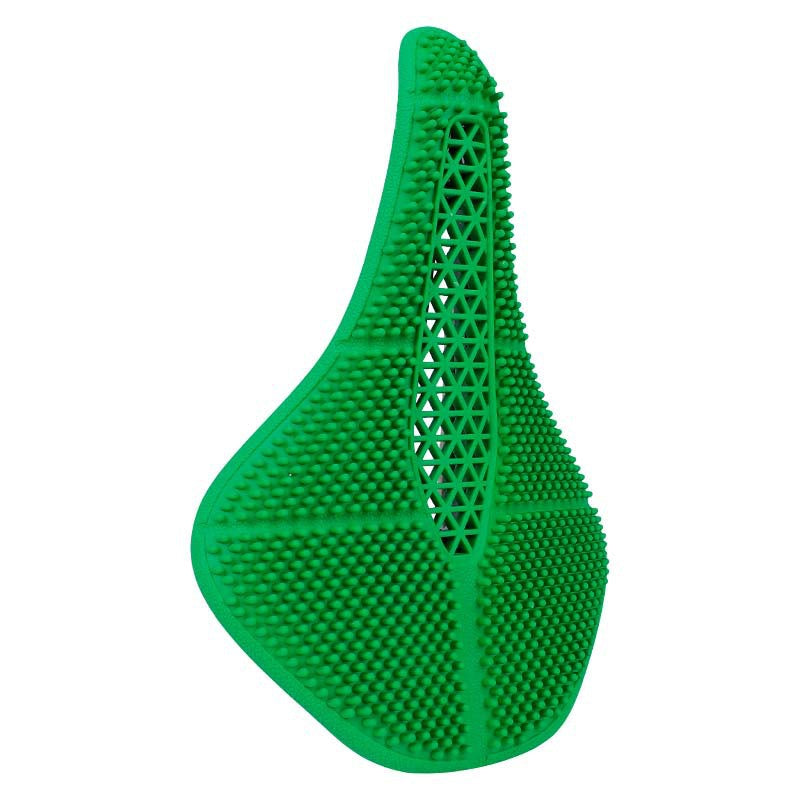 Bike Saddle Road Bike Breathable Shock Absorption Silicone Seat Cushion Outdoor Mountain Bike Riding Saddle Accessories