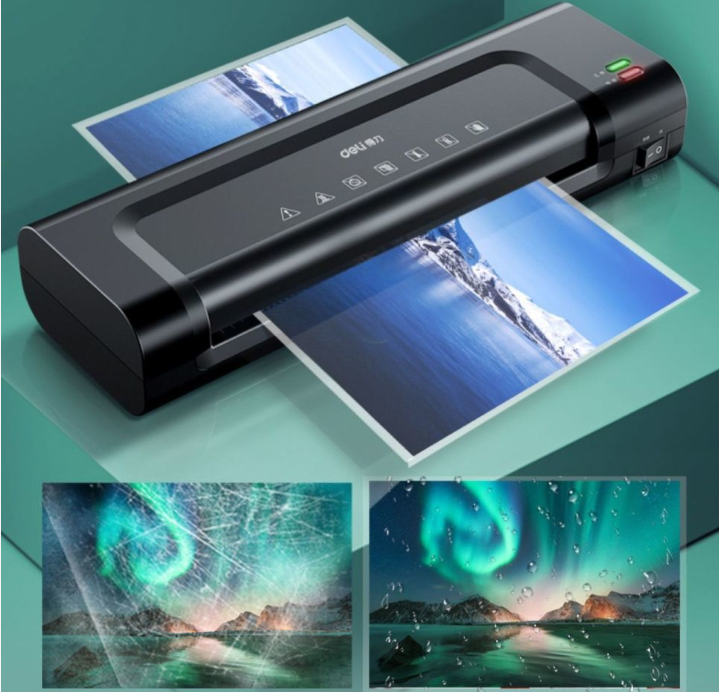 Deli laminating machine photo laminating machine A3 A4 file laminating machine