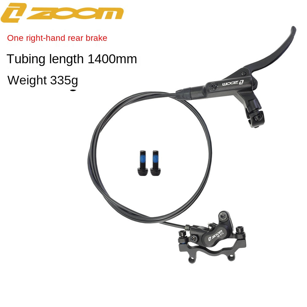 ZOOMHB876 Four-Piston Oil Brake Mountain Bike Front and Rear Oil Disc Brake Pads Disc Bilateral Brake Hydraulic Brake