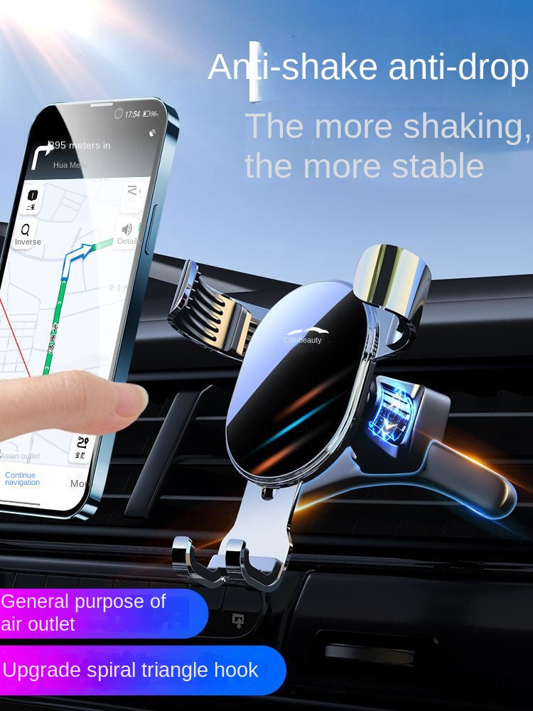 Car Phone Holder Anti-Shake2023New Car Air Outlet Gravity Hook Navigation Special Rack