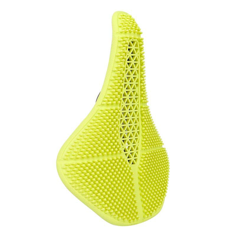 Bike Saddle Road Bike Breathable Shock Absorption Silicone Seat Cushion Outdoor Mountain Bike Riding Saddle Accessories