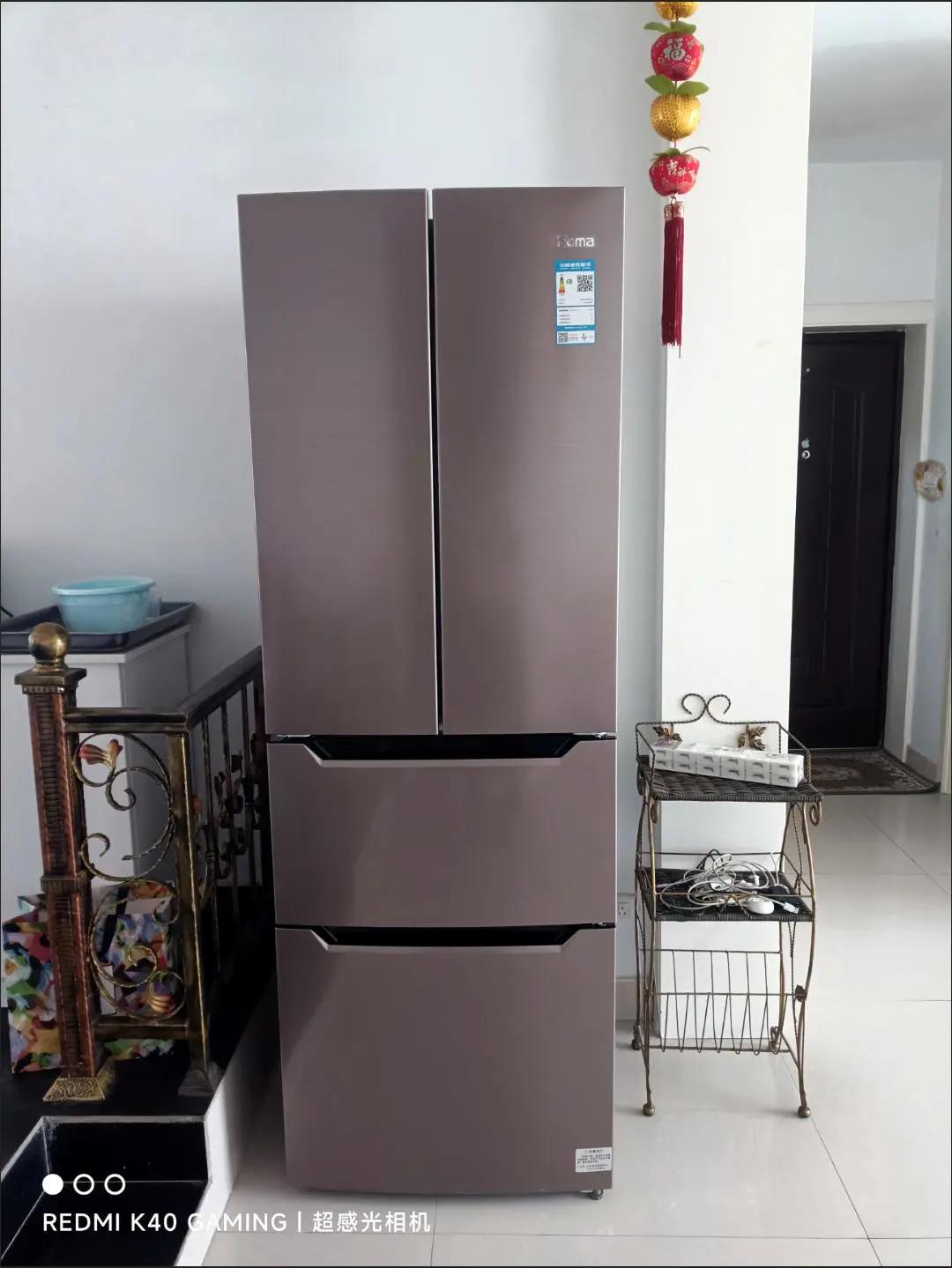 Homa Refrigerator 252L French multi doors no frost BCD-252WFK