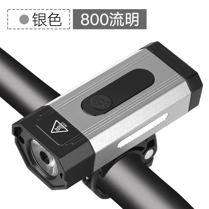 New 800 Lumen Bicycle Headlight Mountain Bike USB Bright Headlight Bicycle Cycling Fixture and Fitting Bk001