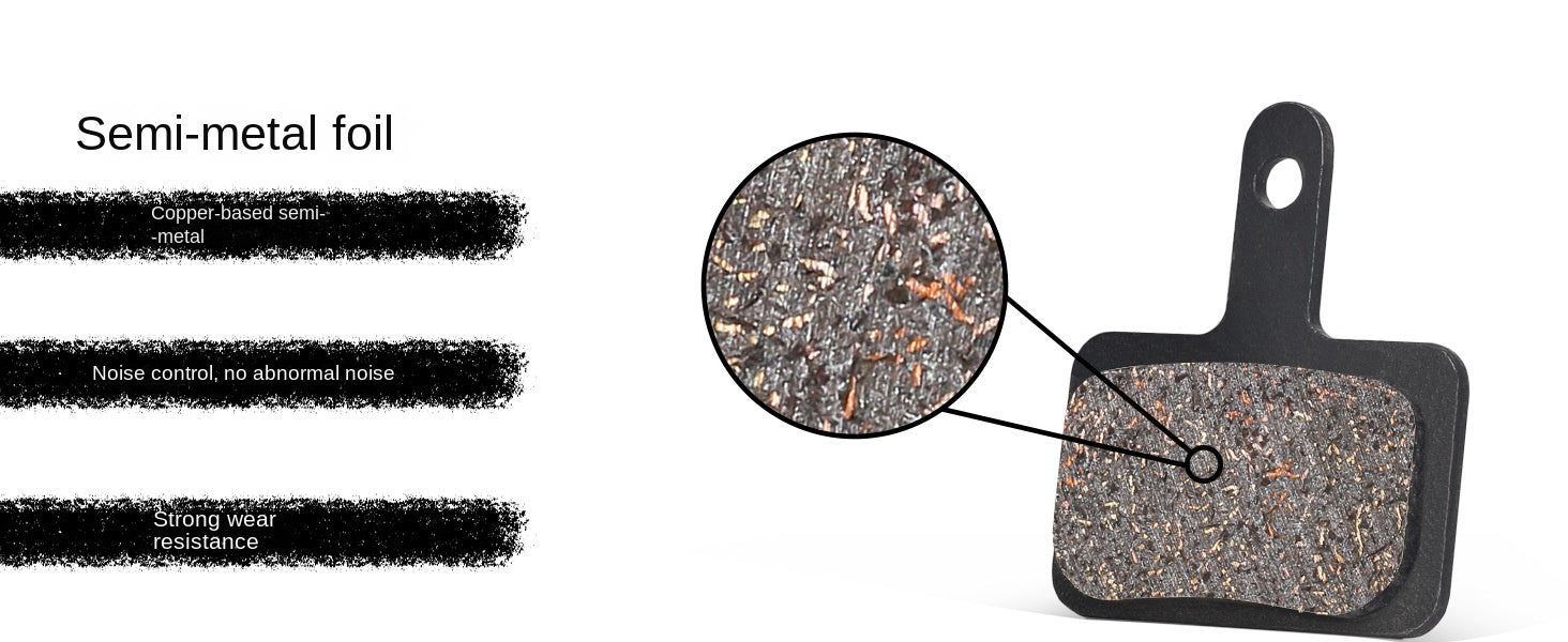 BUCKLOS Mountain Bike Cooling Pads MT200 Ceramic Resin Brake Pads B01S/B03S/B05S