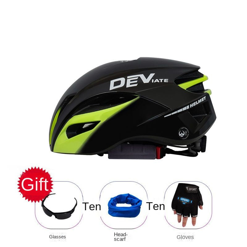 DEVIATE Bicycle Helmet Simple Riding Helmet Summer Helmet Ultra Light