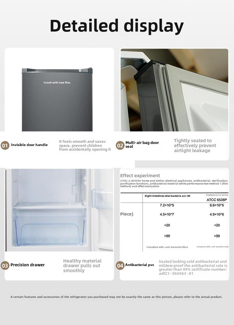 Frestec 288L Vertical Type Cabinet Freezer First-Class Large Capacity Drawer Type Genuine Goods Vertical Freezer BD-288LKAT
