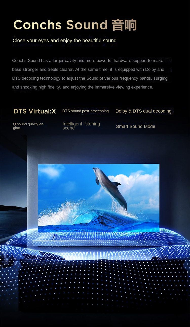 TCL TV 75V8L Pro 75inch 144Hz QLED Quantum Dot 3GB+64GB Large Memory TV