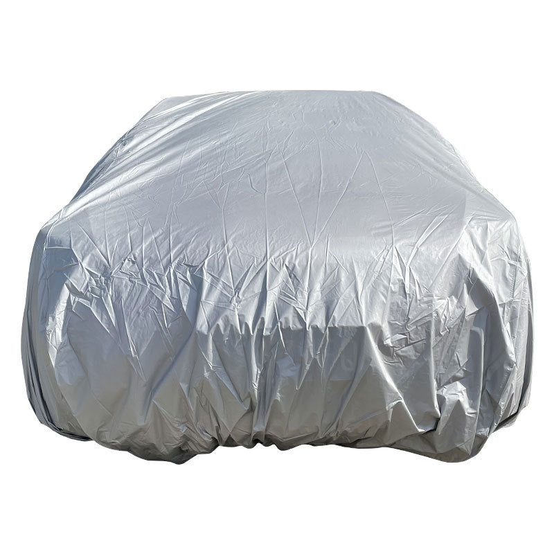 PEVA All-Season Universal Car Cover Disposable Earless Full Car Single Layer Dustproof Rainproof Dirt-Proof Car Cover