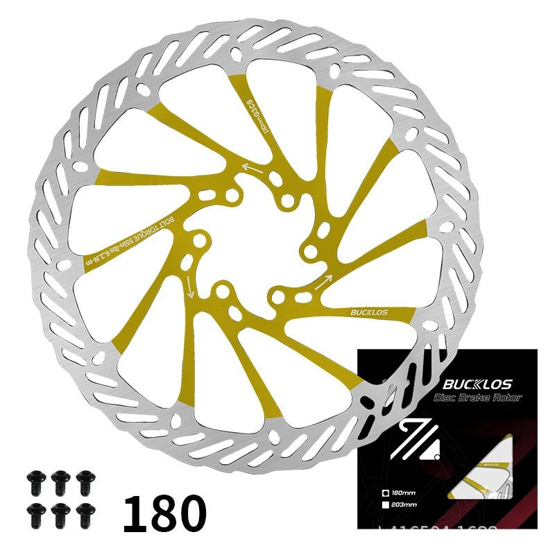 Bicycle Disc Brake Cooling Hydraulic Brake Rotor 6 Bolt