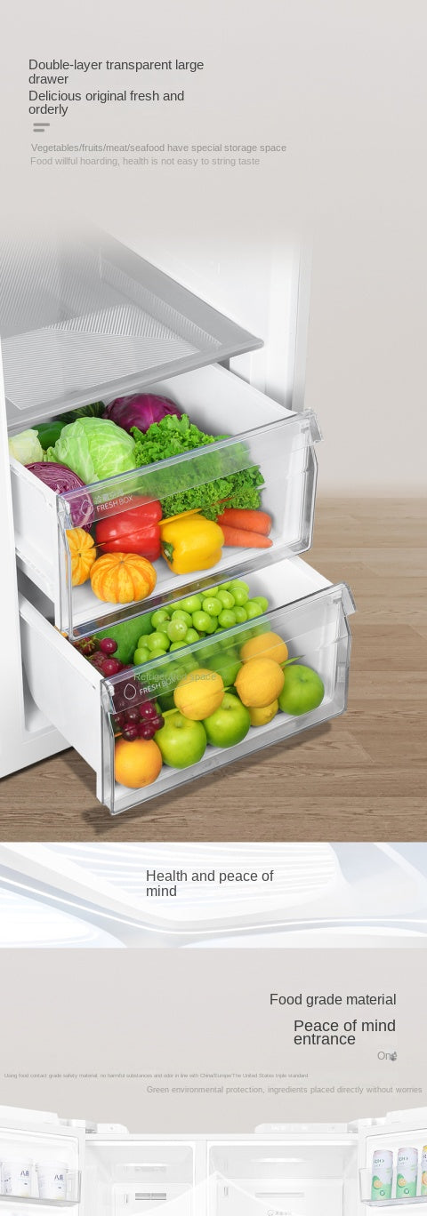 Haier Leader 618L Side-by-Side Double Door Frost-Free Inverter Level 1 Energy Efficiency Large Capacity Home Refrigerator