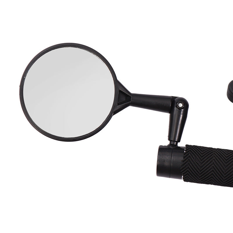 Bicycle Rearview Mirror Wide Angle Plane Mirror Bicycle Reflective Handle Blocking Rearview Mirror Mountain Bike Plane Mirror