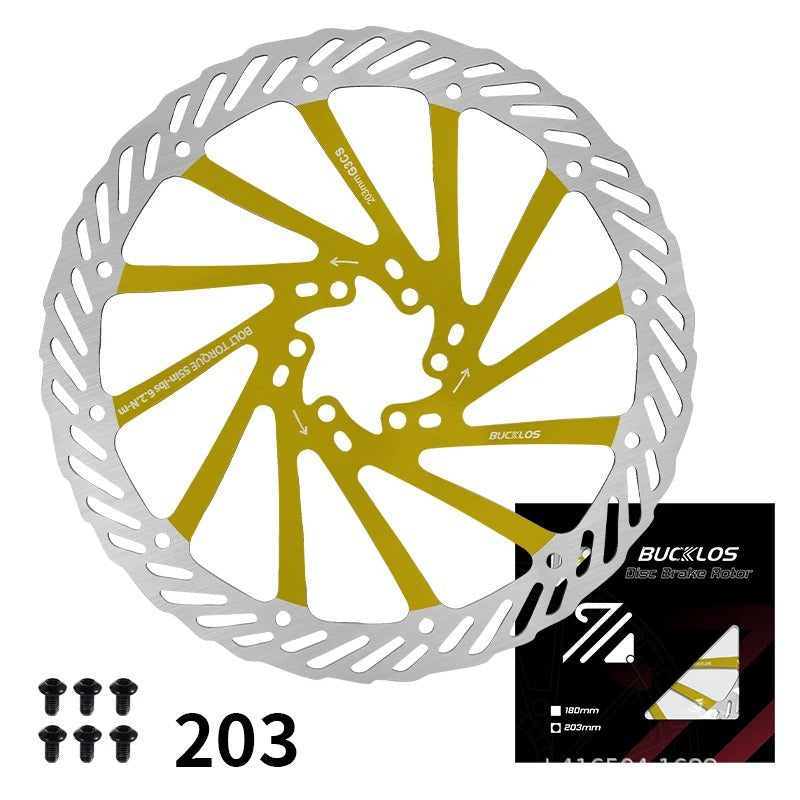 Bicycle Disc Brake Cooling Hydraulic Brake Rotor 6 Bolt