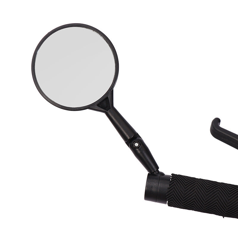Bicycle Rearview Mirror Wide Angle Plane Mirror Bicycle Reflective Handle Blocking Rearview Mirror Mountain Bike Plane Mirror