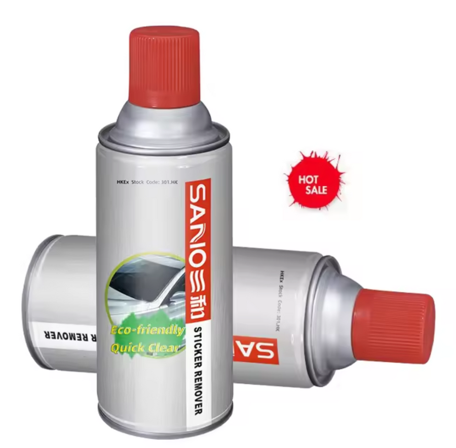 Remove tape adhesive spray manufacturer high quality adhesive remover aerosol efficiently 400ml for car care tape remove