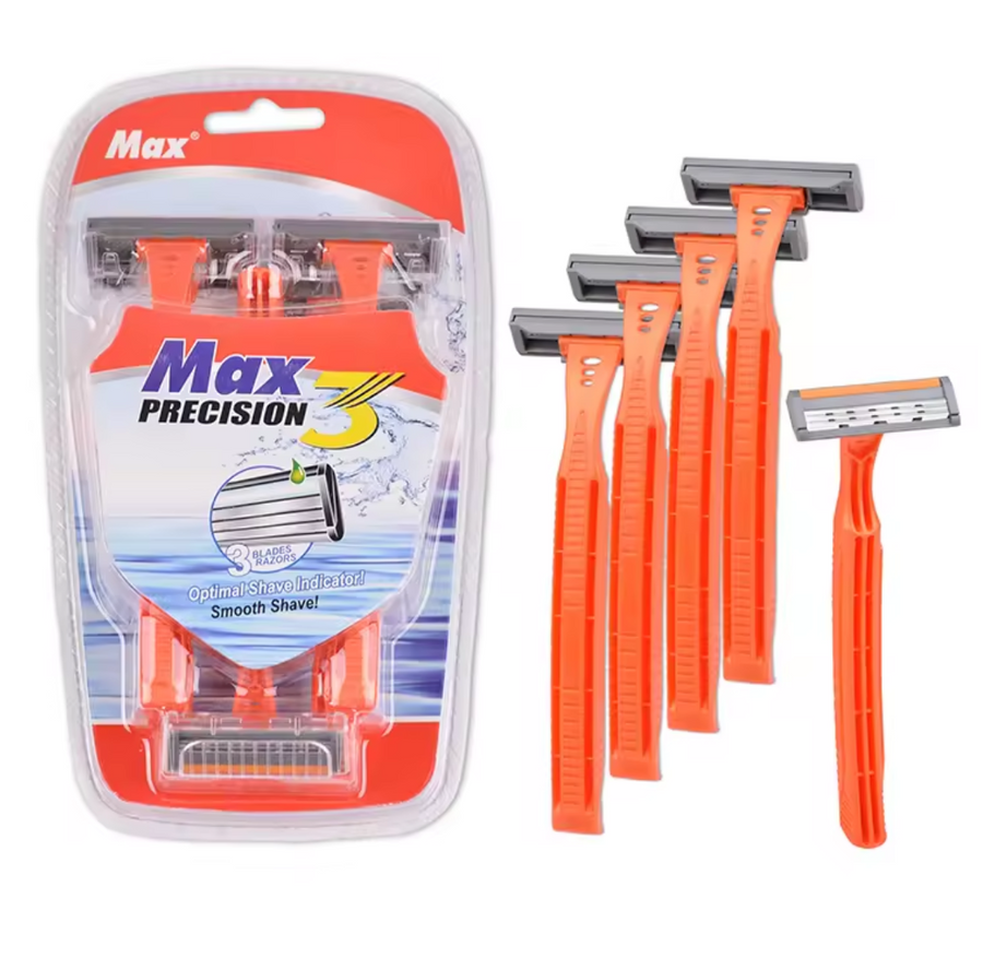 Одноразовая бритва MAX precision 3 с тремя лезвиями (для мужчин). 