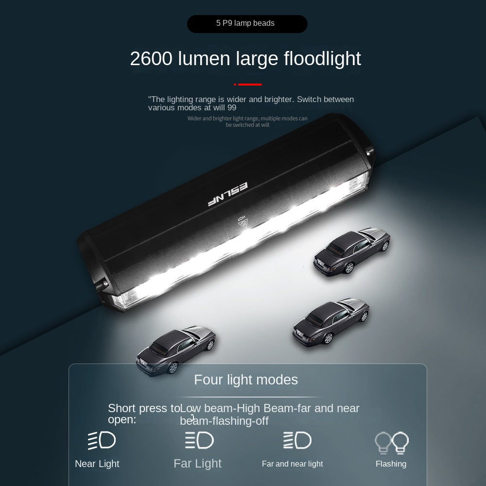 Customized 640 Bicycle Light USB Rechargeable Aluminum Alloy Headlight 2600 Lumen High Bright Night Riding Outdoor Cycling Fixture