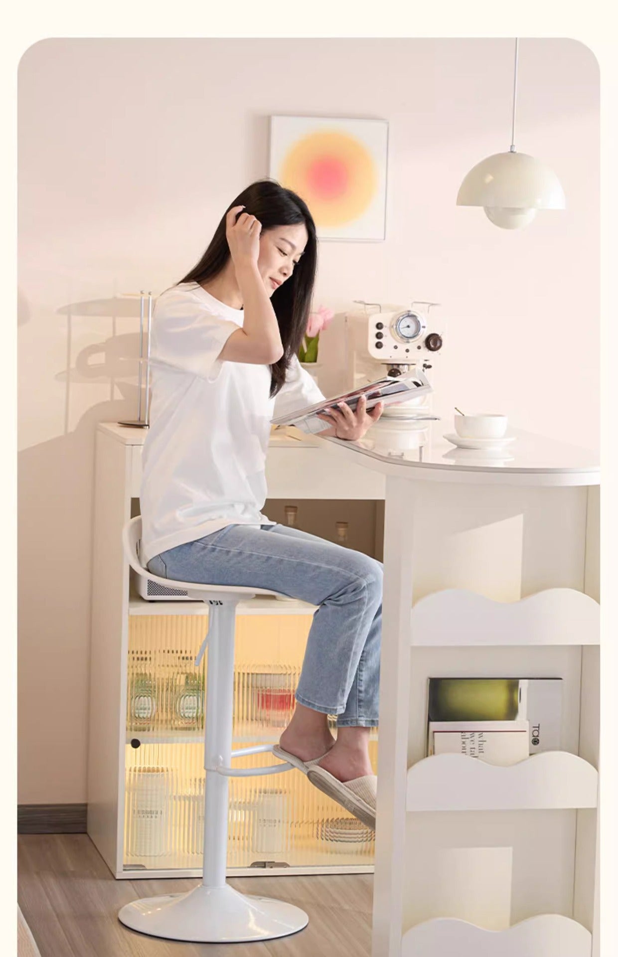 Bar Stool Adjustable Chair Commercial Bar Table Chair Front Desk Stool Home High Bar Stool Cashier Desk Bar Chair High Stool