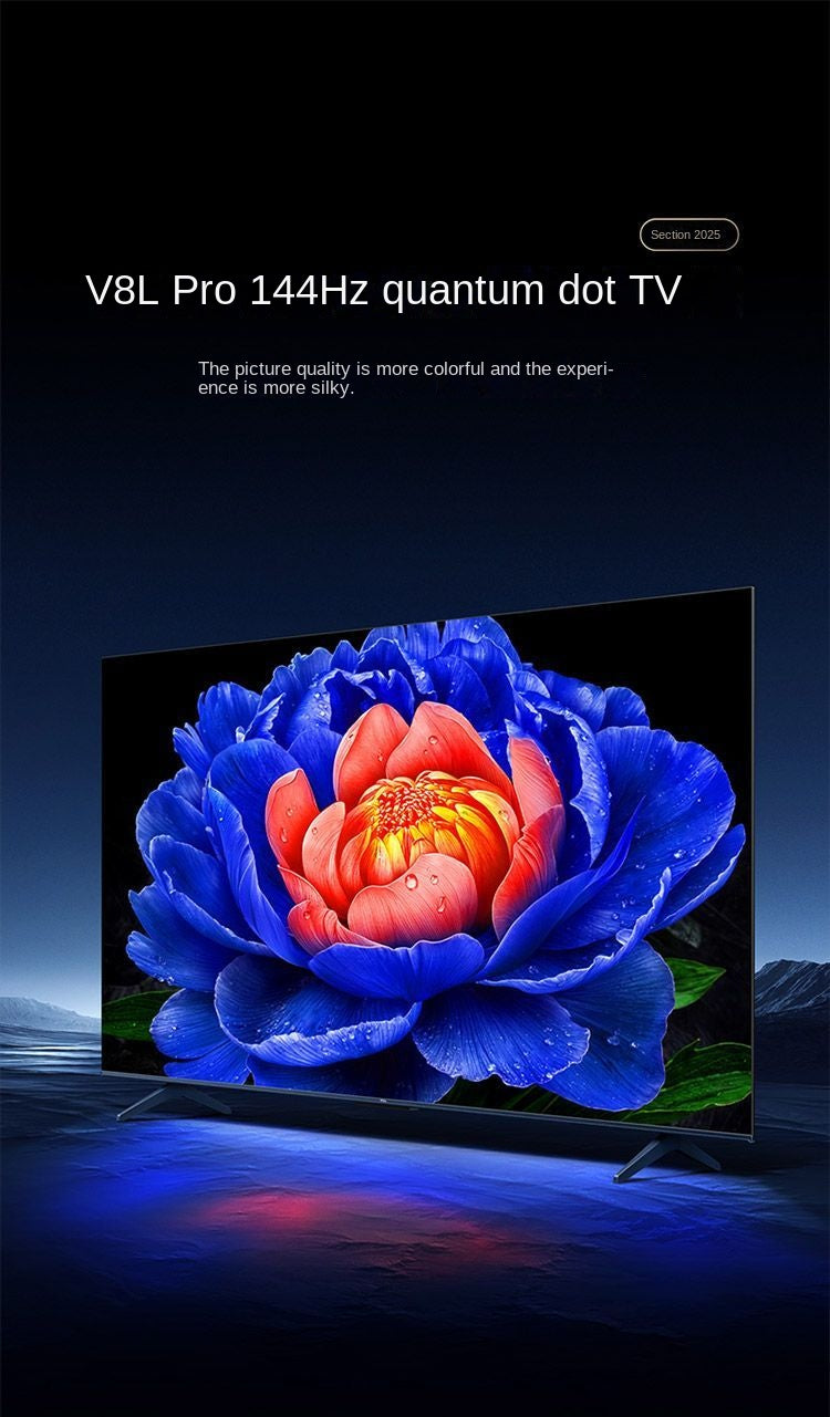 TCL TV 75V8L Pro 75inch 144Hz QLED Quantum Dot 3GB+64GB Large Memory TV