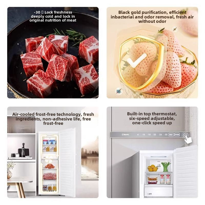 Haier/Haier BD-290WGHEGDW9 European-Style Air-Cooled Vertical Freezer Refrigerated Cabinet Freezer Drawer
