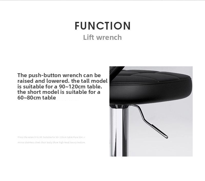 Kerun Bar Stool Internet Celebrity Bar Chair Adjustable High Stool Home Bar Stool Modern Simple Bar Chair Cashier Counter High Stool
