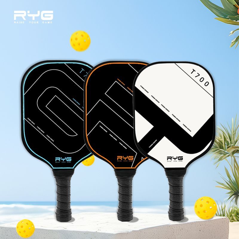 Pickleball Racket Carbon Fiber T700 Ink Yun Glossy Professional Competition Grade Sports Training Pickleball