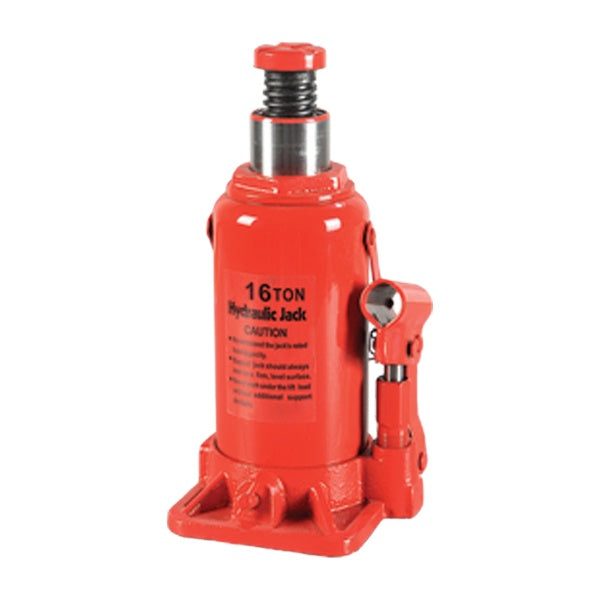 16-Ton Heavy Duty Hydraulic Bottle Jack: Welded Leak-Proof Truck Lift