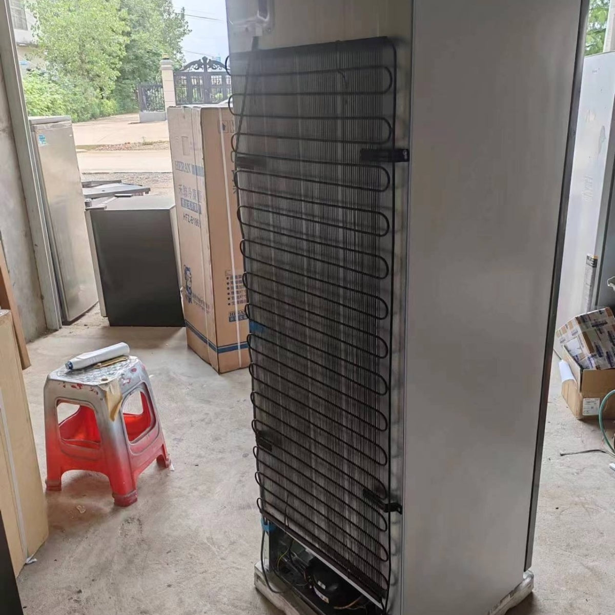 Export to Domestic Sales 300 Liters Vertical Freezer Air Cooling Frostless Drawer Temperature Control by Computer Full Cabinet Freezer Home Use and Commercial Use
