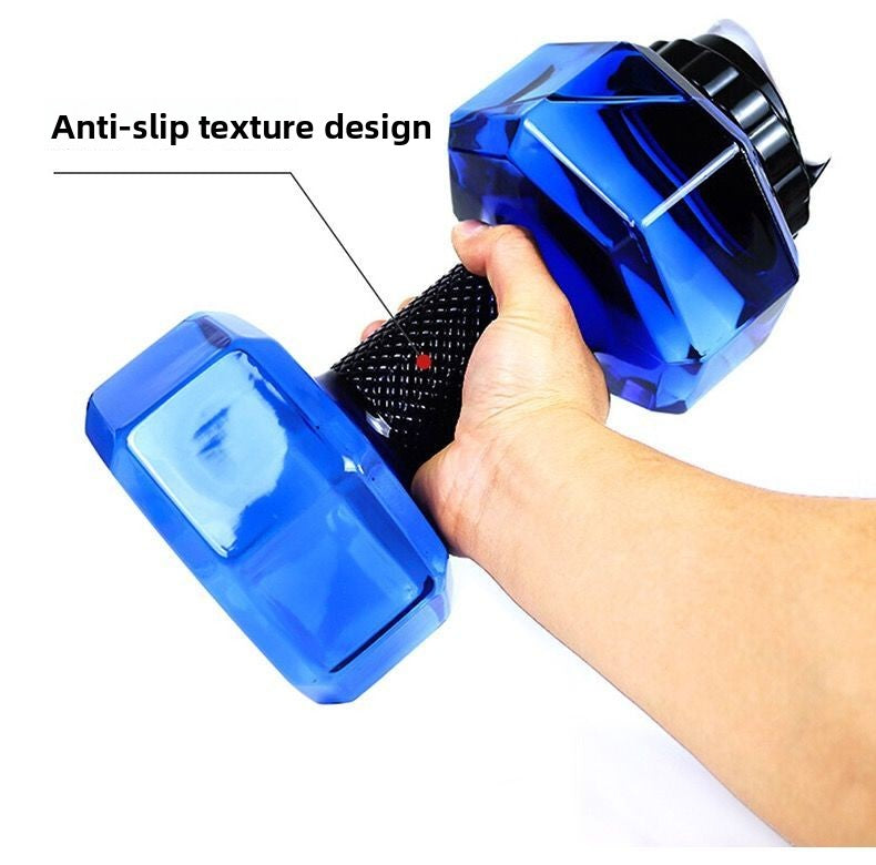 Creative Dumbbell Fitness Water Dumbbell Water-filled Dumbbell Portable Water-injection Dumbbell Plastic Weight Adjustable Water-filled Sand-filled